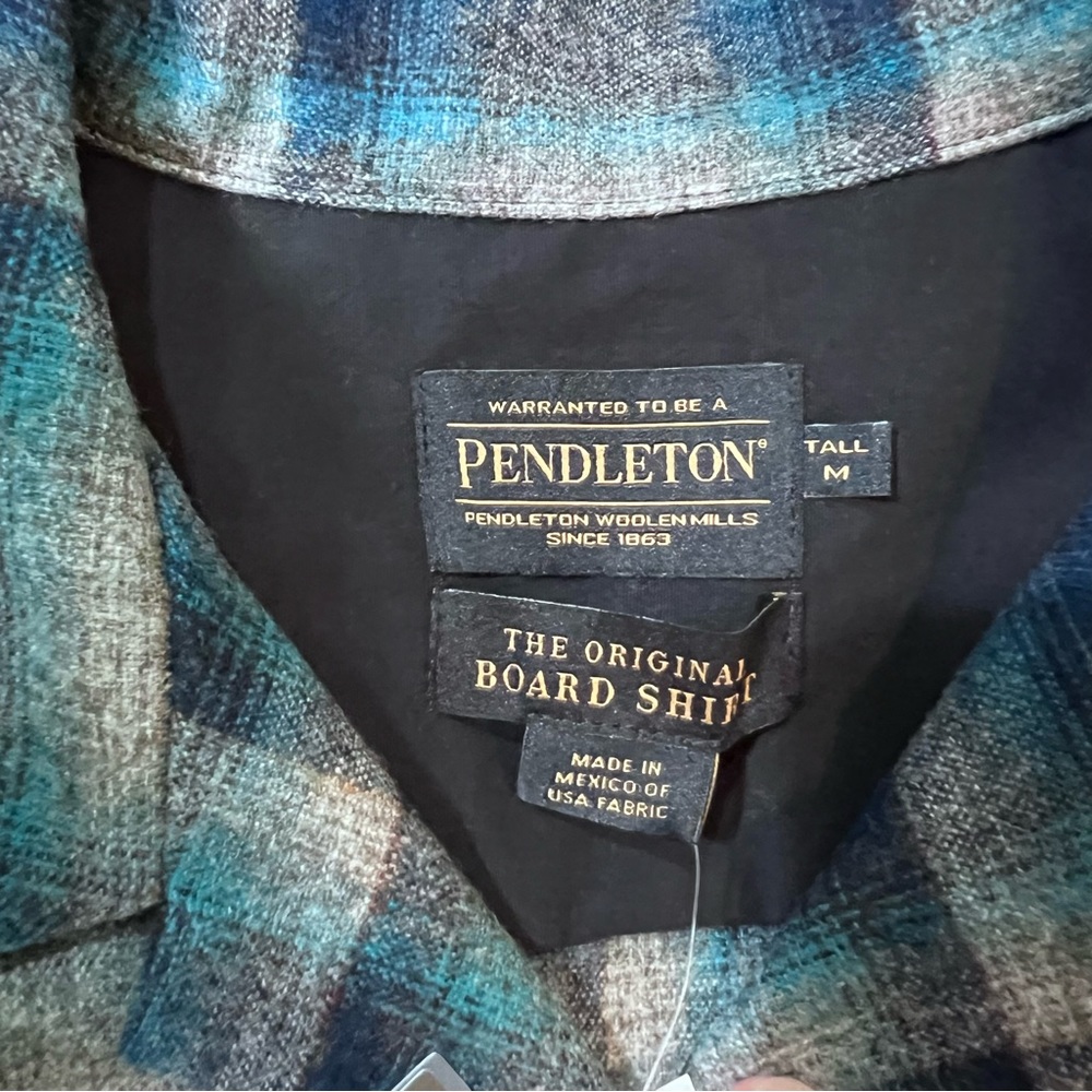 Pendleton THE ORIGINAL BOARD SHIRT 100% Virgin Wool - Picture 3 of 16
